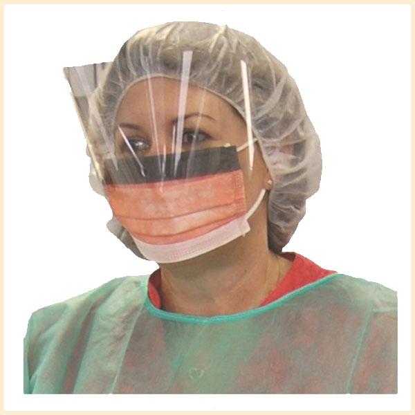 Face Mask with Eye Shield Disposable